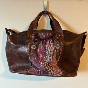Nena and Co Vintage Leather Weekender